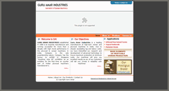 Desktop Screenshot of guruamar.co.in