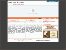 Tablet Screenshot of guruamar.co.in